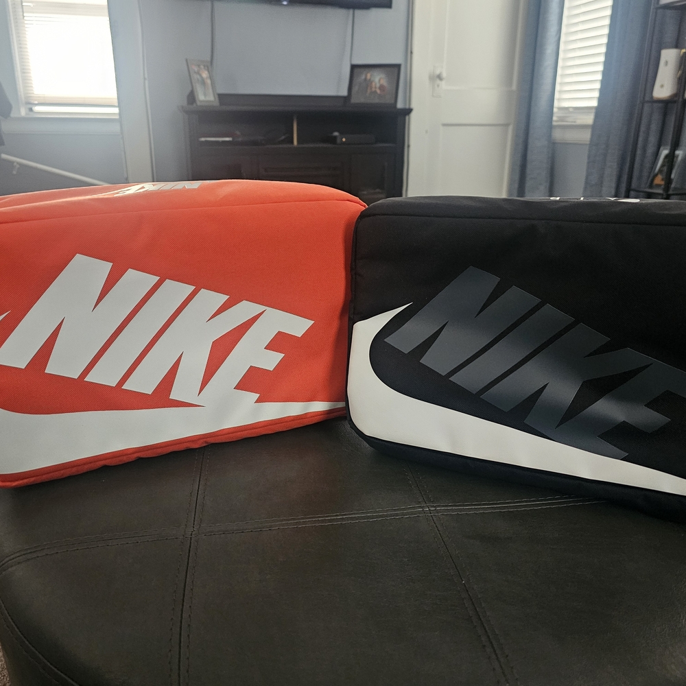 Nike Sneaker Bags Black and Orange